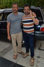 Anees Bazmee, Nana Patekar at Welcome Back song shoot in Aarey Milk Colony on 13th July 2015